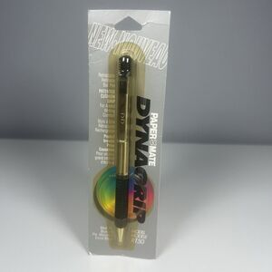 Paper Mate DynaGrip RT50 Ball Point Pen Medium Point Blue Ink Vintage